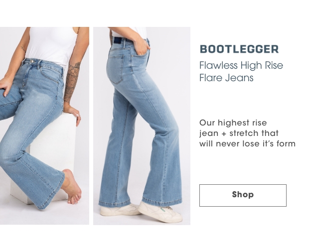 Bootlegger Flawless High Rise Flare Jeans